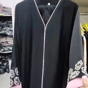 Islamic Elegant Modest Women's Traditional Muslim Clothing Out feet Hand Work Designer Sleeves Abaya <b>Style</b> <b>Kaftan</b> Formal Dubai - Product Image 1