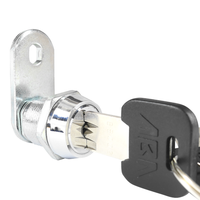 Serrure à pêne dormant pour porte et armoire, entraxe 60 mm, cylindre en alliage de zinc haute sécurité ABA
