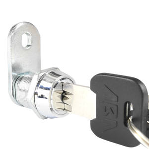 Serrure à mortaise de sécurité supérieure Serrure cylindrique chromée en carton avec clés cylindriques en alliage de zinc 2 clés ABA incluses Fabriqué à Taiwan - Product Image 6