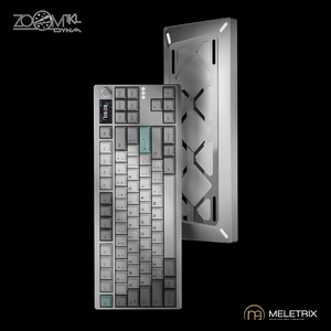 Zoomtkl Dyna không dây cơ khí bàn phím 87% Alu CNC chư<span class=keywords><strong>a</strong></span> lắp ráp Bàn phím Kit tùy chỉnh bảng chơi game - Product Image 6