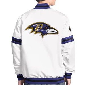 Chaquetas Bomber de satén de lona ecológicas, cuello levantado, poliéster reciclado, forro suave, posición frontal del logotipo para bordado de marca - Product Image 2