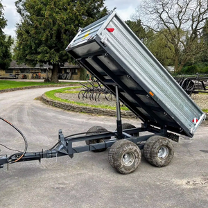 Dump Mini Farm <b>Trailer</b> Hydraulic Compact <b>Tractor</b> Tipping <b>Trailer</b> 2.5T Dump <b>trailer</b> small farm <b>tractors</b> - Product Image 1