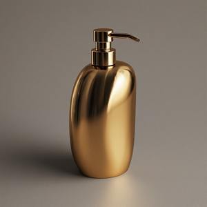 Distributeur de savon élégant en acier inoxydable et marbre pour salles de bain modernes - Durable, écologique et longue durée - Product Image 6