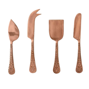 Ensemble élégant de spatules à fromage et à beurre en métal argenté avec manche en bois, ustensiles de cuisine pour la maison et les restaurants, outils à fromage - Product Image 6