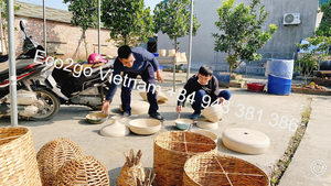 ชุดชามผสมใบหน้าทำจากไม้ไผ่ในเวียดนามชามผลไม้ออกแบบโลโก้ได้ตามต้องการซัพพลายเออร์ - Product Image 3