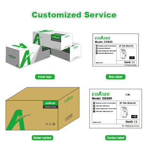 EBASEE Electronic Type Din Rail 2P 4P 63A 30MA Rccb EBS6R RCD Disyuntor <span class=keywords><strong>diferencial</strong></span> - Product Image 5