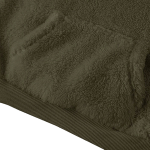 Los más vendidos de los hombres Sherpa Athletic Hoodie Heavyweight Fleece Outdoor Sudadera Abrigo deportivo con bolsillo - Product Image 3