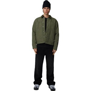 Veste en jean d'hiver unisexe de haute qualité, dégradé, tendance, imperméable, respirante, taille standard, pratique, chaude, élégante, décontractée - Product Image 4