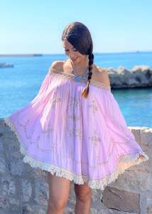 เสื้อโบฮีเมียนสำหรับผู้หญิงชุดเดรสปักลายเม็กซิกันกระโปรงไซส์ใหญ่เสื้อเบลาส์แบบชนเผ่าเสื้อผ้าสำหรับกลางแจ้งฤดูร้อน - Product Image 5