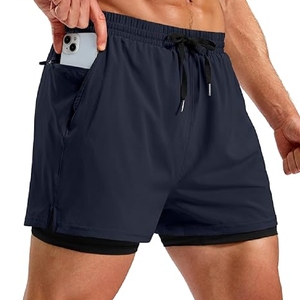 Pantalones cortos de fitness hechos a medida para hombres con múltiples bolsillos transpirables y pantalones cortos de fitness de secado rápido - Product Image 6