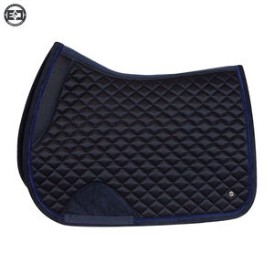 2025 ensembles de coussins de selle de Dressage bleu marine foncé personnalisés avec bonnet d'oreille fournitures en gros pour les sports équestres - Product Image 5