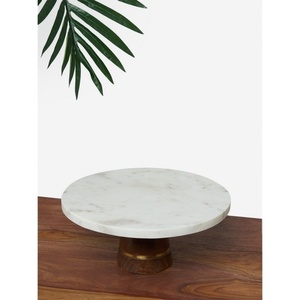 Westside Home White Marble Cake Stand 4hot venta gadget 2024 nuevos productos - Product Image 1