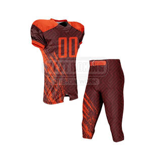 Kit completo de fútbol americano con Jersey y pantalones personalizables para uso en partidos Uniforme de fútbol americano personalizado - Product Image 6