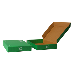 Cajas de correo automáticas de color verde claro, embalaje de logotipo personalizado, caja de pelo, flor, portátil, color de impresión de un solo lado - Product Image 3