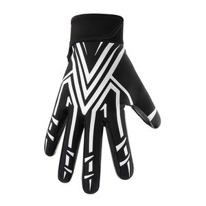 100% gants de football américain imprimés personnalisés de haute qualité conçoivent votre propre logo similaire aux gants de gardien de but - Product Image 6