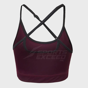 Premium Eco-Friendly Nylon Spandex Sports <b>Bra</b> Women Seamless Push High Support Gym Workout Yoga Breathable <b>Stretch</b> Fit - Product Image 2