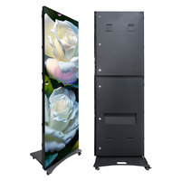 Afficheur LED pliable AOYI - Écran LED portable avec technologie COB pour la publicité intérieure/extérieure