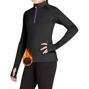 Vestes softshell d'équitation équestre Vêtements équestres Veste softshell équestre à fermeture éclair complète pour femme avec logo personnalisé - Product Image 1