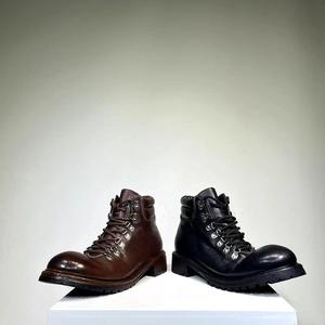 Botas de Seguridad de Cuero para Hombre, con Puntera de Material Compuesto, Impermeables, Antiestáticas, para Uso Industrial y en Almacenes - Product Image 2