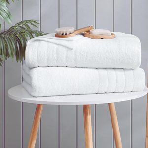 Logo brodé personnalisé blanc 100% coton éponge luxe hôtel ensemble de draps de bain serviettes en coton égyptien draps compressés - Product Image 5