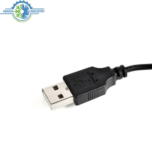 Im lặng tùy chỉnh kích thước 60mm sắt nướng USB 10-tốc độ tủ điều khiển người hâm mộ với chân tốc độ cao luồng không khí cho máy chủ tủ - Product Image 3