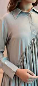 Meilleure qualité coton tissu imprimé fleuri Design à la mode haut manches longues femmes filles magnifiquement conçu débardeur style haut - Product Image 3