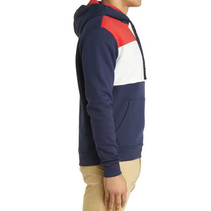 Sweat-shirts à capuche pour hommes en tissu personnalisé respirant, à séchage rapide, écologique, anti-rétrécissement, brodés, de haute qualité en polaire - Product Image 5
