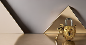 Brass <b>Padlock</b> Lock with Keys Working Functional Brass Made Lion Head Golden Finish - Product Image 3