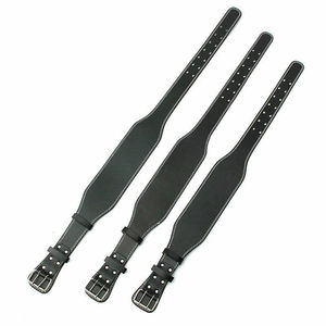 Genuine Leather Weight Lifting Belt Adjustable Back <b>Support</b> Wholesale Price Fitness Accessories for Body Building Weightlifting - Product Image 2