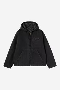 Veste utilitaire de travail de haute qualité, surdimensionnée, à fermeture éclair, à revers personnalisés, de style boxy, fabriquée en usine OEM pour hommes - Product Image 2