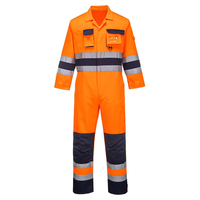 Combinaison de travail antistatique fluorescente haute visibilité Combinaison réfléchissante imperméable respirante et chauffante avec caractéristiques de protection personnelle