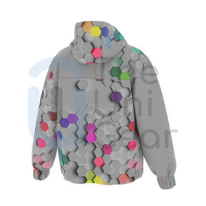 เสื้อแจ็กเก็ตกันลมสไตล์ไฮสตรีทเสื้อแจ็คเก็ตมีซิปปิดเสื้อไนลอนสีทึบด้านหน้าสำหรับผู้หญิงสำหรับฤดูใบไม้ผลิ - Product Image 5