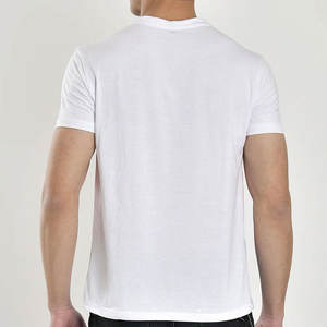 T-shirt 100% coton pour hommes coupe ample imprimé T-shirt en coton épais Boxy T-shirt court pour hommes - Product Image 3