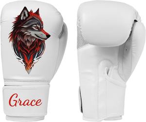 Gants de boxe en cuir personnalisés pour le MMA, le sparring et le kickboxing, fermeture à crochets et boucles, gants d'entraînement de gym unisexes. - Product Image 3