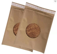 Sacs d'expédition auto-adhésifs en papier nid d'abeille compostables et recyclables Qpack, enveloppes express personnalisées, légères et protectrices pour supermarchés