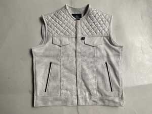 Tendance gilet gilet ciré en cuir de vache véritable avec taille personnalisée marron hommes 100% gilet en cuir véritable taux de gros - Product Image 3