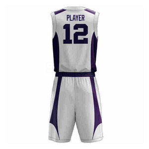 Uniforme de Baloncesto Personalizado de Alta Calidad con Diseño sin Mangas Transpirable 100% Poliéster y Logotipo del Equipo - Product Image 3