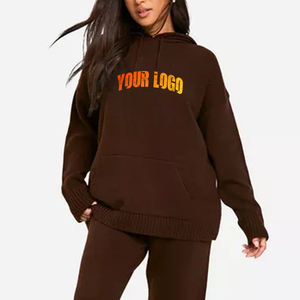Nueva llegada Jersey de algodón para mujer, Top corto con capucha, sudadera suave, decoración de encaje, cordón, pieza de Hip Hop - Product Image 4
