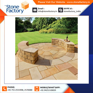 Manufacturer's Great 100% Natural Stone Cobble Yellow Brown Poli pour les allées et les allées à bas prix - Product Image 6