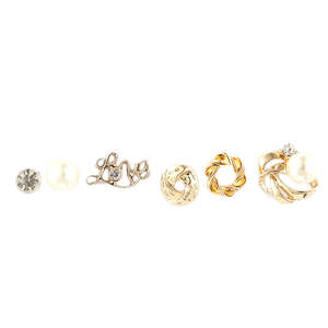 Boucles d'oreilles fantaisie pour filles - Dorées - Product Image 2