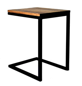 Mango Wood Iron Industrial <b>Nesting</b> Coffee <b>Table</b> <b>Set</b> Handcrafted Home Furniture Eco-Friendly & Durable Wholesale From India - Product Image 4