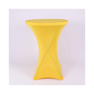 Juego de manteles de LICRA reutilizables para el hogar, patrón amarillo y rojo para bodas, espacios al aire libre, uso comercial en el hogar, uso comercial en el hogar - Product Image 1