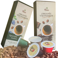 Café vietnamien en gros au prix d'usine, café compatible en capsules, SPECIALTY ARABICA OEM 5,8g, prêt à l'exportation