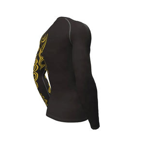 เสื้อรัดกล้ามเนื้อแขนยาวแบบซับลิเมชั่น ออกแบบเองได้ สำหรับออกกำลังกาย วิ่ง สำหรับผู้ชาย - Product Image 5