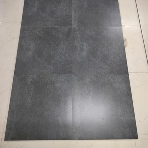 Carreaux de sol en porcelaine aspect ciment mat gris foncé 60x60 cm pour revêtement de sol intérieur moderne - Product Image 6