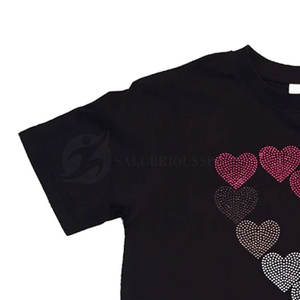 Venta Directa de Fábrica, Nueva Llegada, Sudaderas de Mujer Tejidas para Invierno con Pedrería y Estampado Frontal Personalizado - Product Image 4