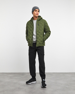 Veste matelassée de voyage pliable pour homme et femme, sac de rangement compact, manteau d'hiver chaud isolé en duvet - Product Image 1