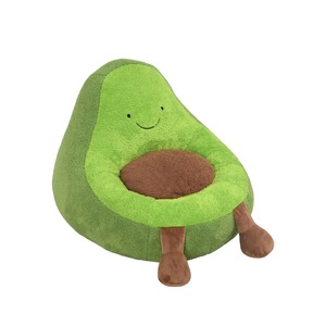 Canapé en mousse pour enfants en forme d'avocat mignon, siège rembourré doux pour tout-petits pour salle de jeux intérieure - Product Image 1