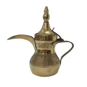 Arabic Style Culture Dallah for Serving <b>Tea</b> Coffee Warmer in High Quality Brass Made for Milk Holder Outdoor Warming Usage - Product Image 4