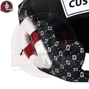 หน้ากากป้องกันศีรษะสำหรับชกมวย หนัง PU คุณภาพสูง สีดำขาว สวมใส่สบาย ปากกว้าง ราคาโรงงาน ผู้ผลิตที่ดีที่สุด - Product Image 5